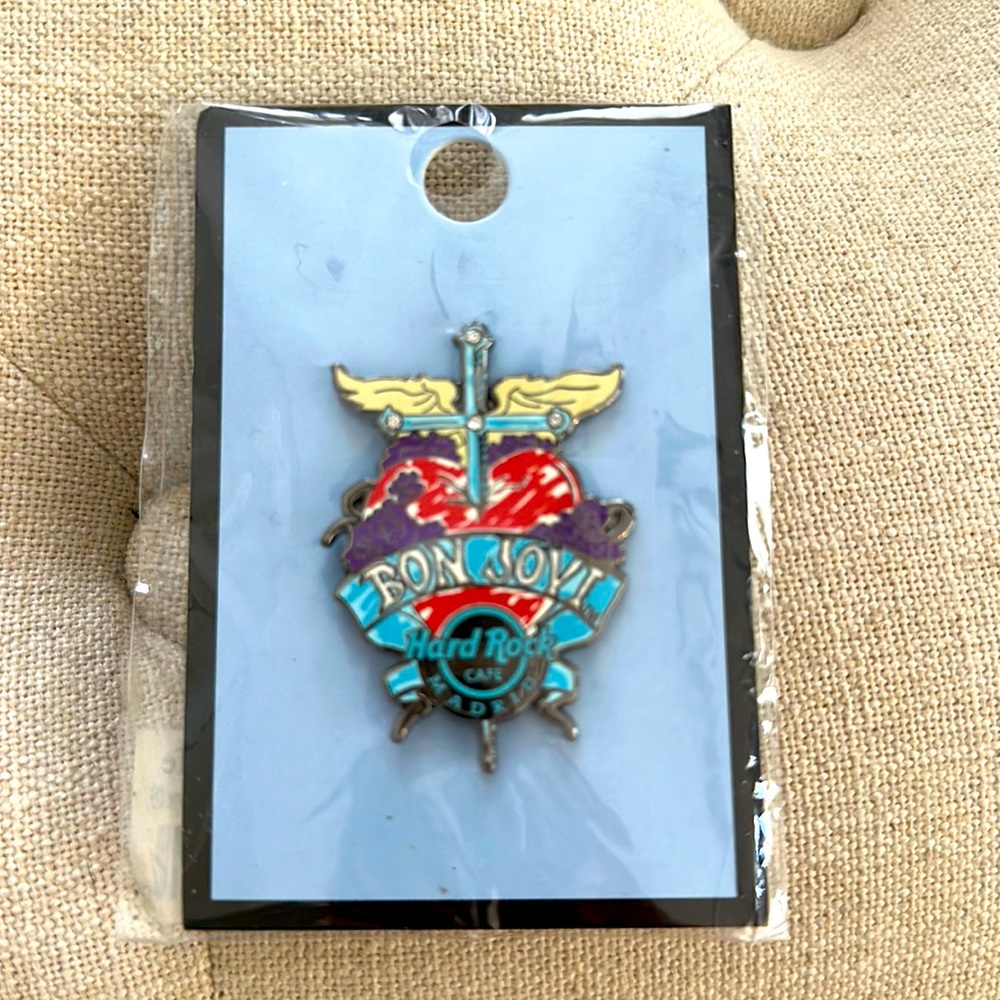 Hard Rock Cafe Bon Jovi Madrid Pin 2009
